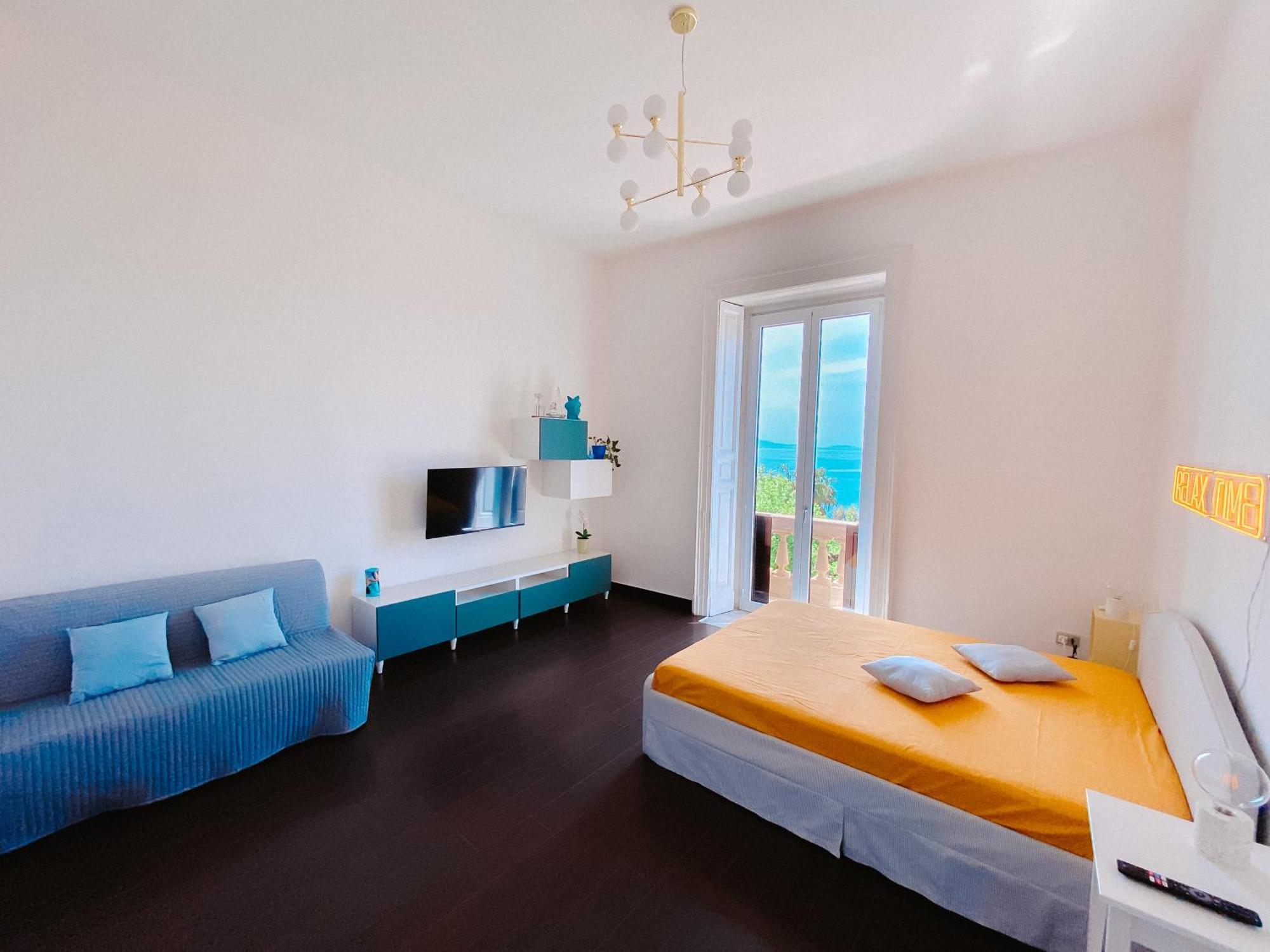 Blue Sea View Apartment ساليرنو المظهر الخارجي الصورة
